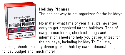 Christmas Holiday Planner